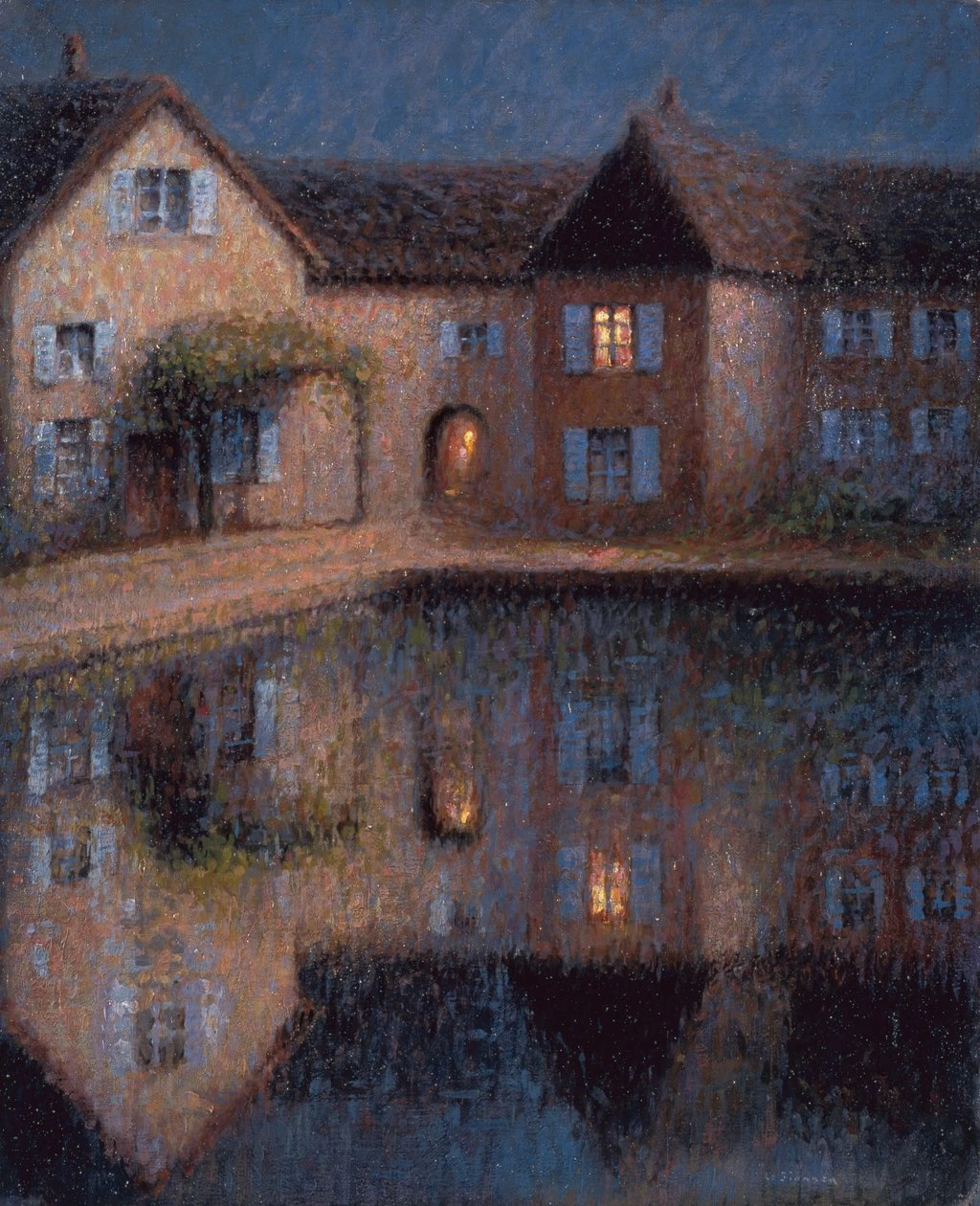 Henri Le Sidaner - Casa sull'Acqua